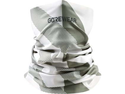 230704 gore essence light neckwarmer white lab gray one