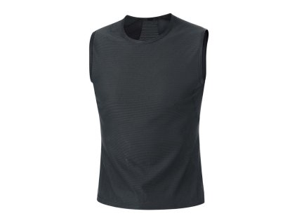 226201 gore m base layer sleeveless shirt black xl
