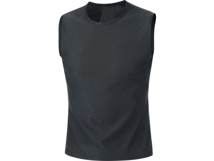 226126 gore m base layer sleeveless shirt black s