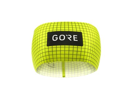 226237 gore m grid headband neon yellow black 100855089902