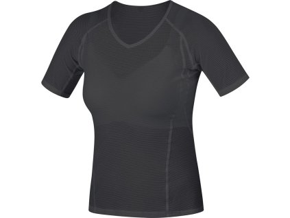 226612 gore m women base layer shirt black 36