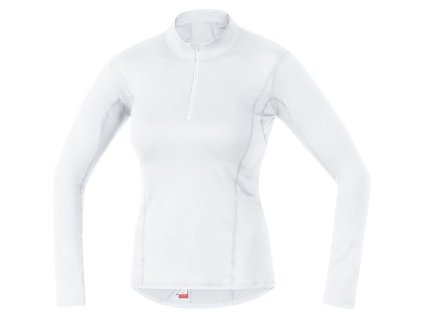 226663 gore m women base layer thermo turtleneck white 38