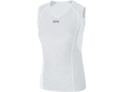 226567 gore m women gore windstopper base layer sleeveless shirt light grey white 40
