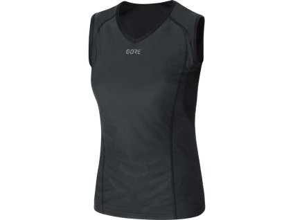 226672 gore m women ws base layer s l shirt black 40