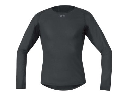 226726 gore m ws base layer thermo l s shirt black xl