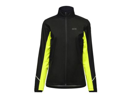 227083 gore r3 women partial gore tex infinium jacket black neon yellow 44
