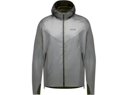 227155 gore r5 gtx i insulated jacket lab gray utility green xl
