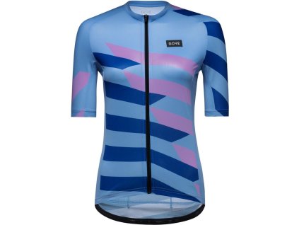 227470 gore spirit signal chaos jersey womens scrub blue ultramarine blue 38