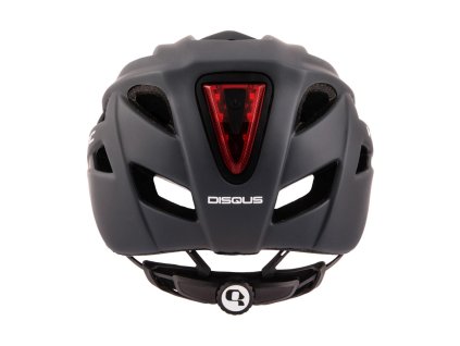 Prilba DISQUS SAFE Antracit mat, svetlo (Veľkosť 54-63 cm)