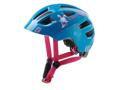 Detská prilba CRATONI Maxster Bunny Blue Glossy - XS/S (46-51cm) (Veľkosť XS)