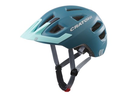 Detská prilba CRATONI Maxster Pro Steel/Blue Matt - S/M (51-56cm) (Veľkosť S)