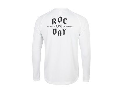 Dres s dlhým rukávom  ROCDAY Park Long White - XS (Veľkosť XS)