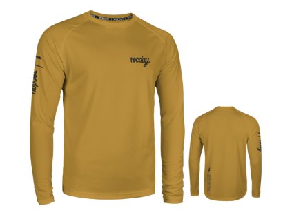 Dres s dlhým rukávom  ROCDAY Podium Yellow - XS (Veľkosť XS)
