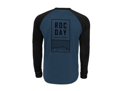 Dres s dlhým rukávom  ROCDAY Stage Black/Blue - XS (Veľkosť XS)