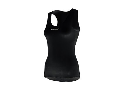 235090 funkcne tricko bez rukavov santini dry lady black xs