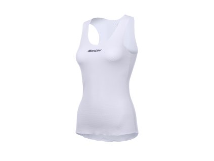 238012 funkcne tricko bez rukavov santini lieve white xl