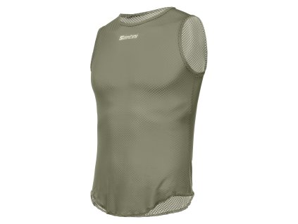 243820 funkcni triko bez rukavu santini lieve green xs