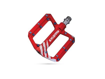 244984 mtb pedale exustar pb555 red