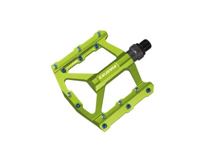 240010 mtb pedale exustar pb557 green