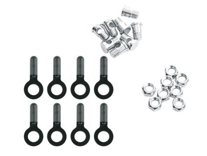 237217 nahradne diely pre blatniky sks set of bolts nuts end caps for chromoplastics bluemels longboards