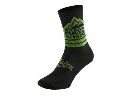 244747 ponozky rocday trail black green l xl