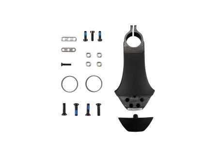 234517 predstavec look combo aero stem carbon 7 mat glossy afm 130 mm