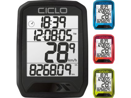 245107 tachometer ciclosport protos 213 bezdrotovy red