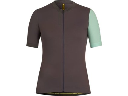MAVIC DÁMSKÝ DRES S KRÁTKÝM RUKÁVEM ESSENTIAL CARBONE MINT XS (Veľkosť XS)