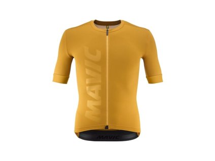MAVIC PÁNSKÝ DRES S KRÁTKÝM RUKÁVEM AKSIUM MINERAL YELLOW S (Veľkosť S)