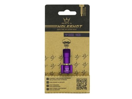 262069 peaty s holeshot hlavice co2 pumpy violet
