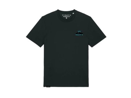 PEATY'S PUBWEAR TRIKO S KRÁTKÝM RUKÁVEM SUNRISE BLACK S (Veľkosť S)