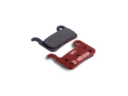 261847 sinter brzdove desticky shimano a type red