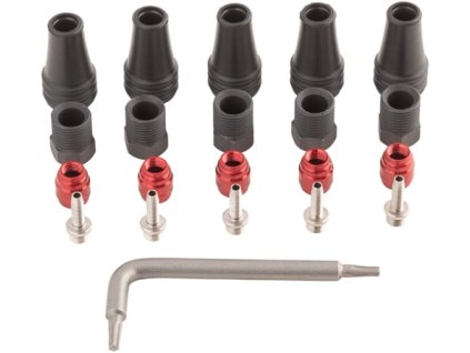 256084 sram hose fitting kit disc brake qty 5 sj sn