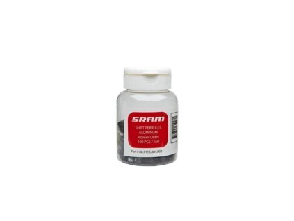 263884 sram shift ferrules 4 0mm open blk 100 count