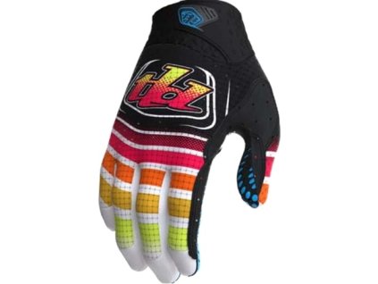 TLD DĚTSKÉ RUKAVICE AIR WAVEZ BLACK / MULTI S (Veľkosť S)
