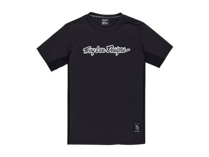 TLD DĚTSKÝ DRES S KRÁTKÝM RUKÁVEM SKYLINE RIDE TEE SIGNATURE BLACK M (Veľkosť M)