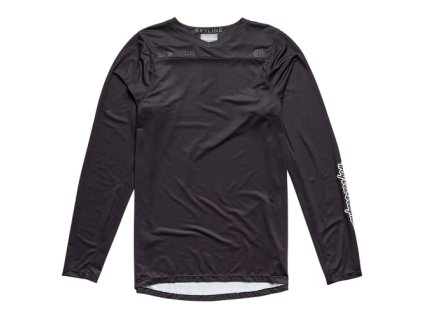 TLD DRES S DLOUHÝM RUKÁVEM SKYLINE MONO BLACK S (Veľkosť S)