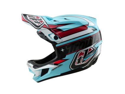 TLD HELMA D4 POLYACRYLITE LINEAR BLUE XS (Veľkosť XS)
