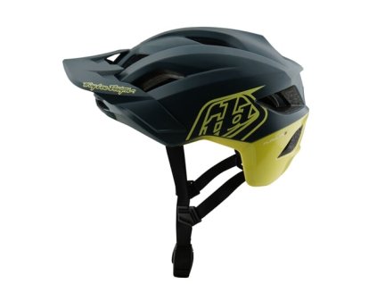 TLD HELMA FLOWLINE SE BADGE GRAY / GLO YELLOW XS-S (Veľkosť XS-S)