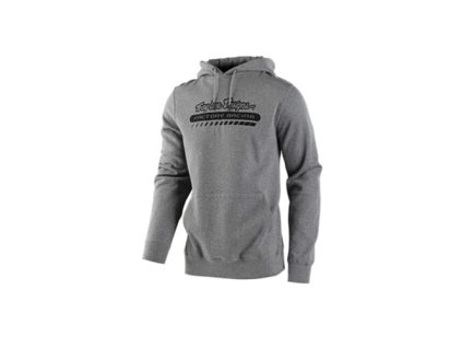 248155 tld mikina factory racing heather gray xl