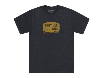 TLD TRIKO S KRÁTKÝM RUKÁVEM STAMP BLACK HEATHER M (Veľkosť M)
