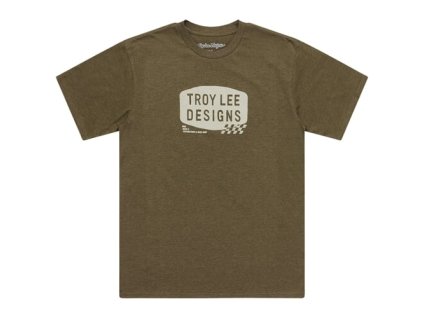 TLD TRIKO S KRÁTKÝM RUKÁVEM STAMP OLIVE HEATHER S (Veľkosť S)