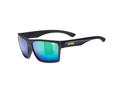 252706 uvex bryle lgl 29 black mat mirror green
