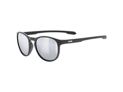 264418 uvex bryle lgl 53 black matt mir silver