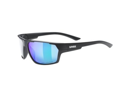 254632 uvex bryle sportstyle 233 p black matt mir green