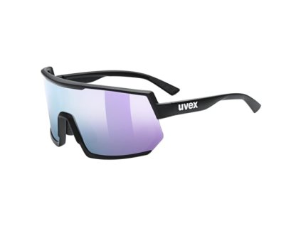 263113 uvex bryle sportstyle 235 black matt mir lavender