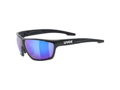 257092 uvex bryle sportstyle 706 cv black matt mir blue