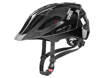 UVEX HELMA QUATRO ALL BLACK 56-60 (Farba all black, Veľkosť 56-60)