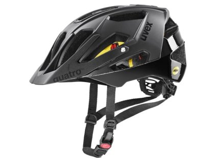 UVEX HELMA QUATRO CC MIPS ALL BL 56-60 (Farba all black matt, Veľkosť 56-60)