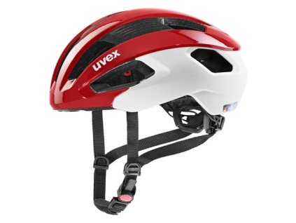 UVEX HELMA RISE CC RED - WHITE MAT 52-56 (Veľkosť 52-56)